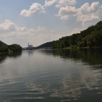 Looking upstream from Point Marion, towards WV border