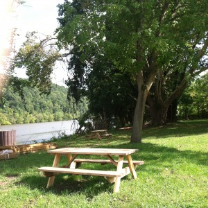 15_picnic table installed in Bower park